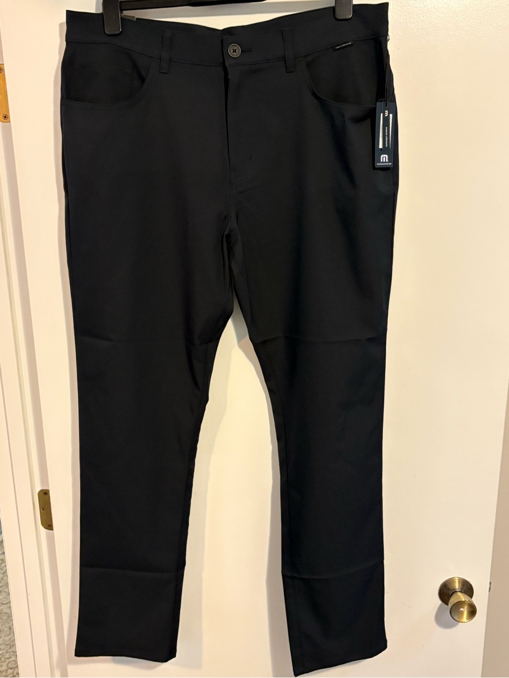 Travis Mathew Men’s Size 36 “Open to Close 2.0” Black Golfing Pants NWT!